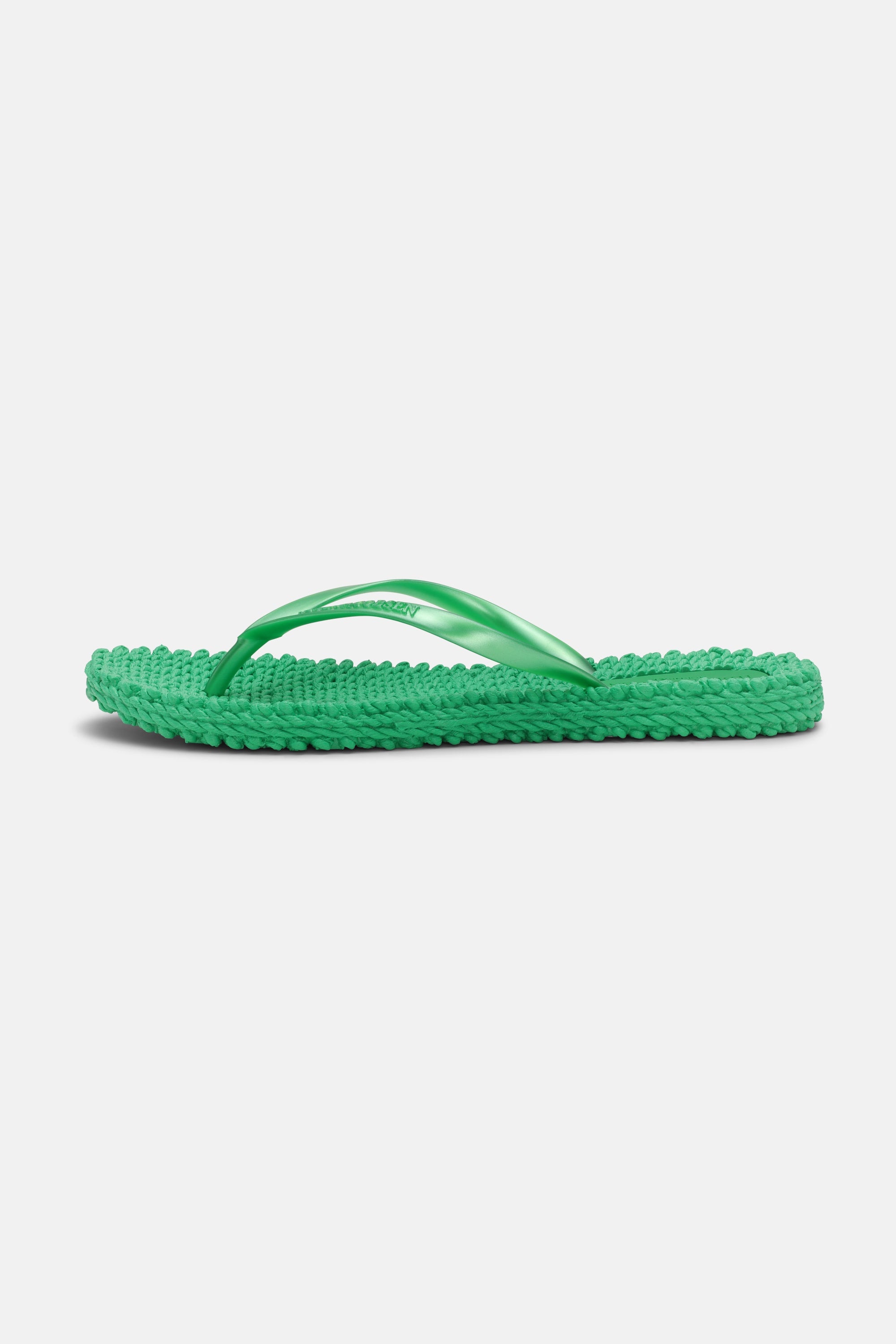 Flip Flops With Logo - Fern Green